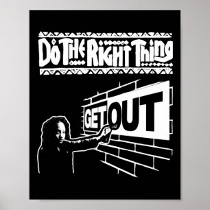 268 Sticker raus Poster