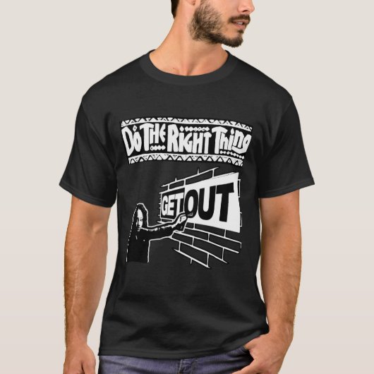 268 Sticker raus T-Shirt (Vorderseite)