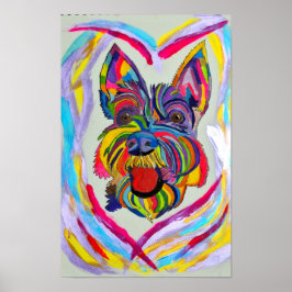 269 - Schnauzer Liebe Poster