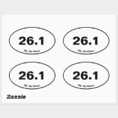 26.1 Funny Marathon Sticker (Blatt)