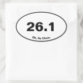 26.1 Funny Marathon Sticker (Tasche)