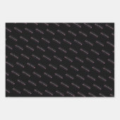 26.2. Ausbildung zum Marathon mit Typografie Geschenkpapier Set (Vorderseite 3)