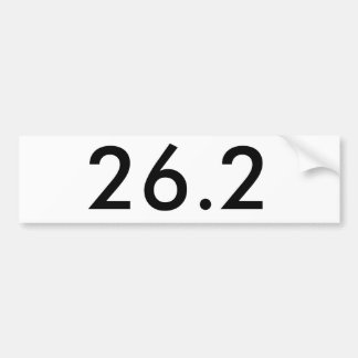 26,2 Autoaufkleber