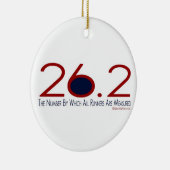 26,2 Die Zahl Keramikornament (Rechts)