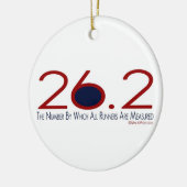 26,2 Die Zahl Keramikornament (Links)