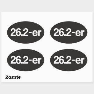 26.2-er oder Marathoner - Marathon Runners Sticker