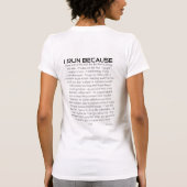 26,2 Ich laufe weil T-Shirt (Rückseite)