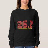 26 2 In Training Marathon Running Sweatshirt (Vorderseite)