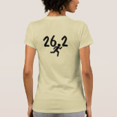 26,2 Laufende Marathons T-Shirt (Rückseite)