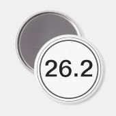 26,2 Magnet | Marathon Magnet (Vorderseite/Rückseite)