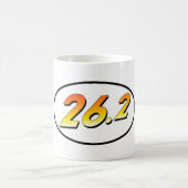 26,2 Marathon-"Abenteurer-" Oval Kaffeetasse (Mittel)