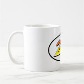 26,2 Marathon-"Abenteurer-" Oval Kaffeetasse (Links)