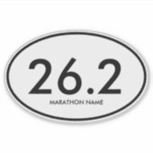 26,2 Marathon Aufkleber (Vorderseite)
