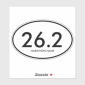 26,2 Marathon Aufkleber (Blatt)