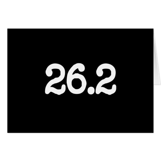 26,2 Marathon-Definition (Vorderseite (Horizontal))