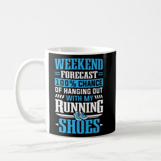 26 2 Marathon, der den Marathonläufer mit Schuhen  Kaffeetasse (Links)