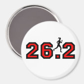 26,2-Marathon für Frauen Magnet (Vorderseite/Rückseite)