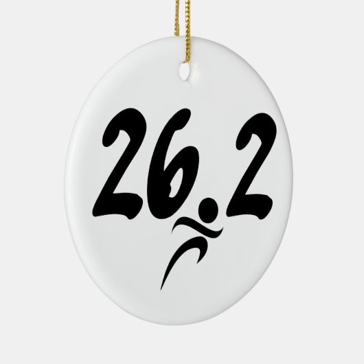 26,2 Marathon Keramikornament (Rechts)
