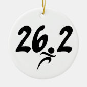 26,2 Marathon Keramikornament (Vorne)