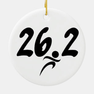 26,2 Marathon Keramikornament