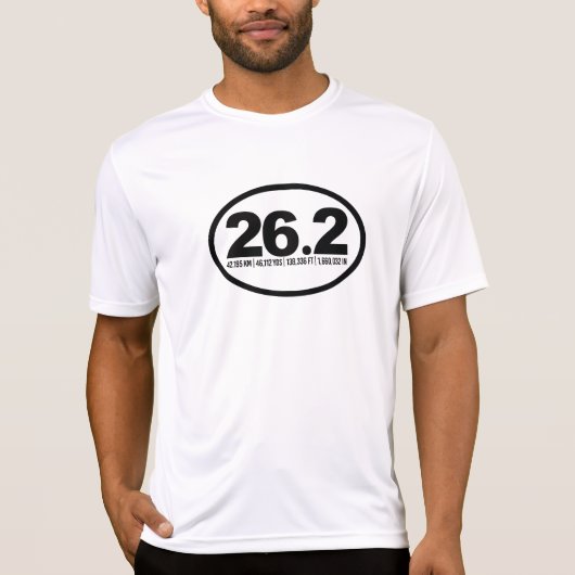 26,2 Marathon-Läufer T-Shirt (Vorderseite)