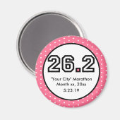 26,2 Marathon Magnet (Vorderseite/Rückseite)