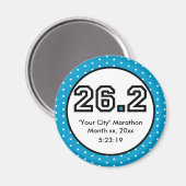 26,2 Marathon Magnet (Vorderseite/Rückseite)