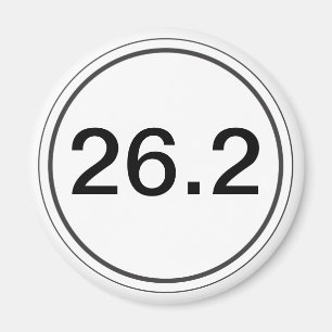 26,2 Marathon-Magnet des Magnet-  Magnet
