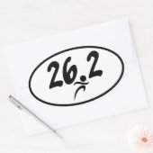 26.2 Marathon Ovaler Aufkleber (Umschlag)