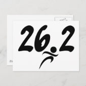 26,2 Marathon Postkarte (Vorne/Hinten)