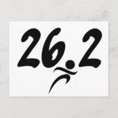 26,2 Marathon Postkarte (Vorderseite)