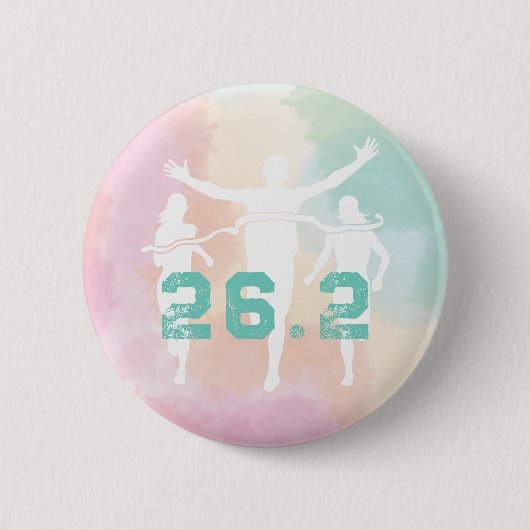 26.2 Marathon-Runner-Geschenk Button (Vorderseite)