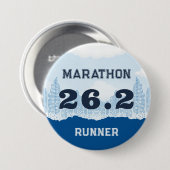 26.2 Marathon-Runner-Geschenk Button (Vorne & Hinten)