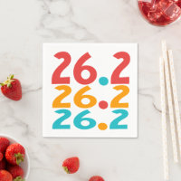 26.2 Marathon Runner Thema bunt