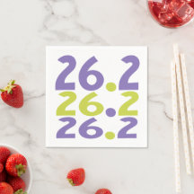 26.2 Marathon Runner Thema Papier Party Napkins