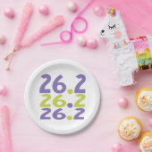 26.2 Marathon Runner Thema Papierplatte Pappteller (Party)