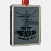 26,2 Marathon-Verzierung Ornament Aus Metall (Rechts)