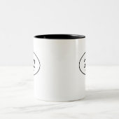 26,2-Marathon Zweifarbige Tasse (Mittel)