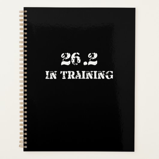 26.2. Marathonläufer im Training Planer (Vorderseite)