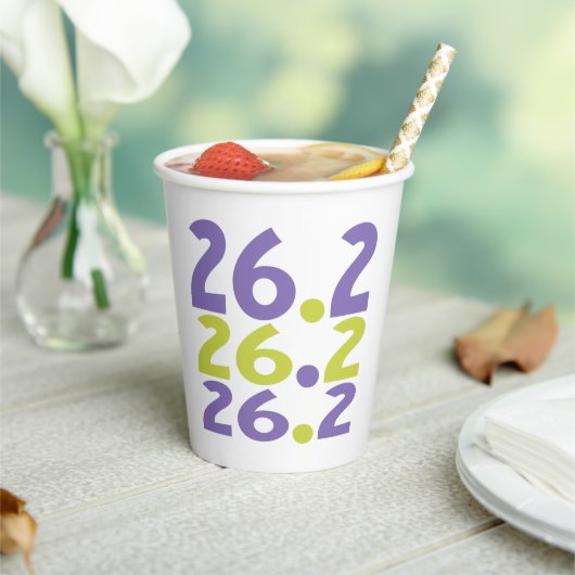 26.2 Marathonläufer Pappbecher (In Situ)