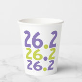 26.2 Marathonläufer Pappbecher (Vorderseite)