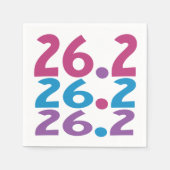 26.2 Marathonläufer - Thema des Marathon Runner Serviette (Vorderseite)