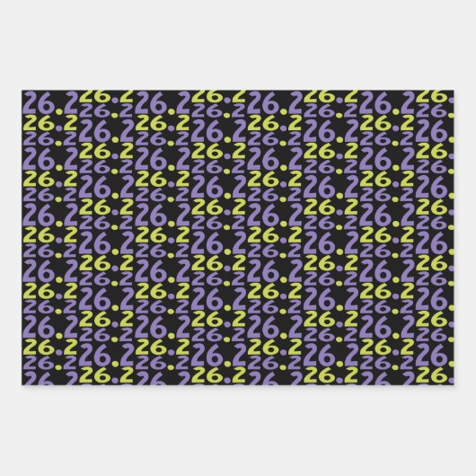 26.2 Marathonlaufpapier Geschenkpapier Set (Vorderseite 3)