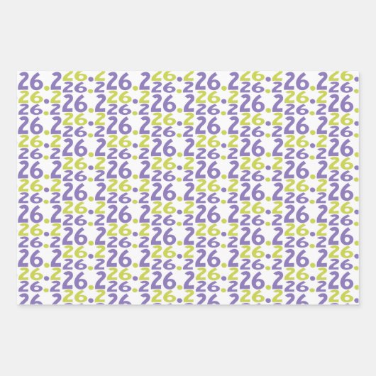 26.2 Marathonlaufpapier Geschenkpapier Set (Vorderseite 2)