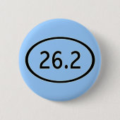 26,2 Meilen Knopf- Button (Vorderseite)