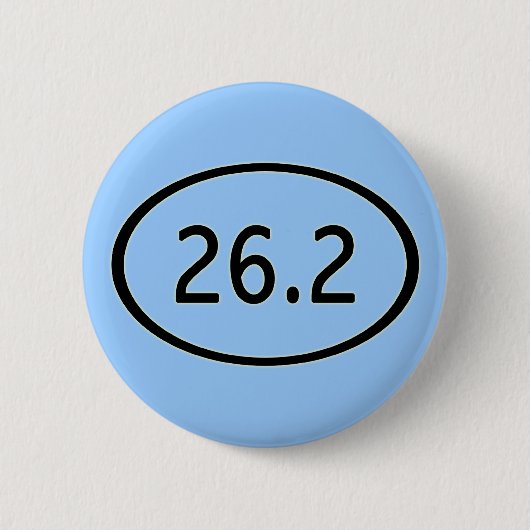 26,2 Meilen Knopf- Button (Vorderseite)