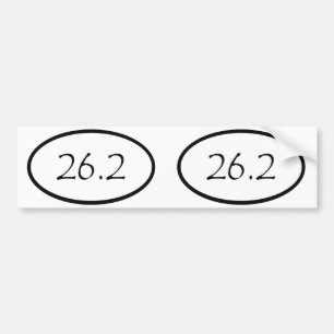 26,2 oval autoaufkleber