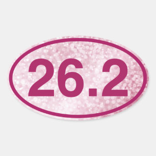 26.2 OVALER AUFKLEBER