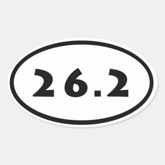 26.2 OVALER AUFKLEBER (Vorderseite)