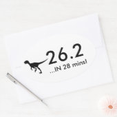 26.2 Raptor Ovaler Aufkleber (Umschlag)